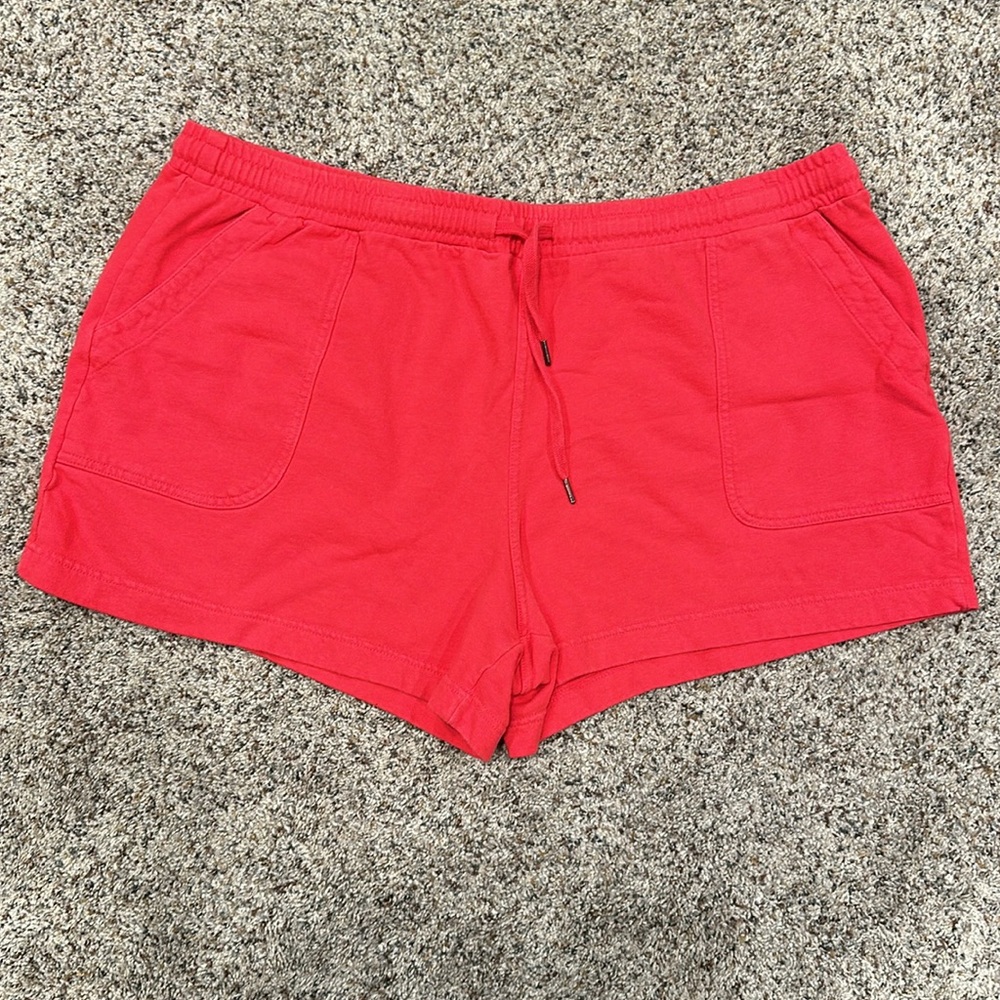 Terra & Sky Red Casual Shorts